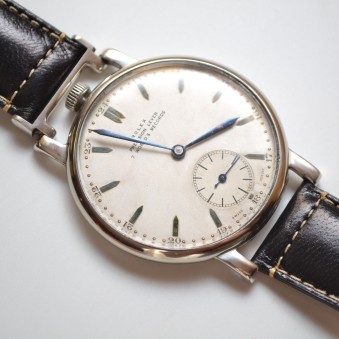 OUT OF STOCK 47mm Rolex chronometer precision vintage pre explorer mens WW2 watch antique tropical dial fully original