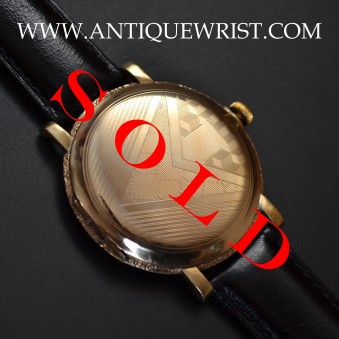 OUT OF STOCK Antique Rolex Marconi full hunter gold plated stunning engraved guilloche case dial Art Deco mens watch