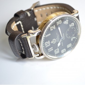 Rolex Mark III 8 day WW1 War Department military issued to RAF pilots watch, from cockpit airplane black dial