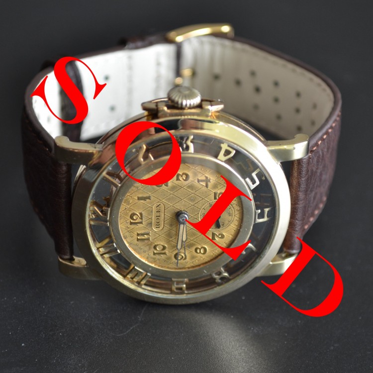 45mm Rolex Skeleton vintage chronometer collectible timepiece superb unique mens watch 