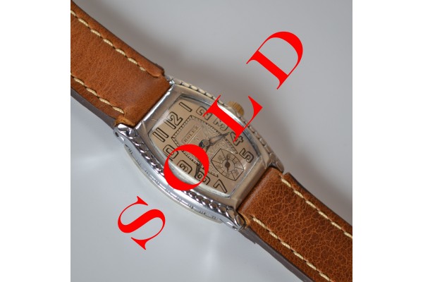 Rolex 1920's Tank Art Deco era immaculate dial unique vintage mens wrist watch