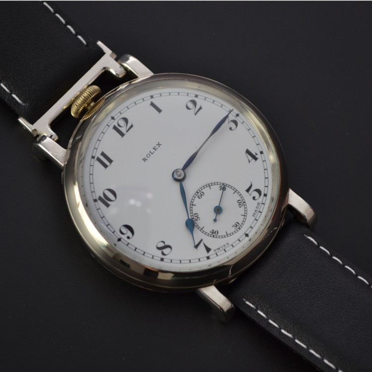 Rolex Unicorn vintage mens chronometer GSTP Mark II antique military pilots watch porcelain dial