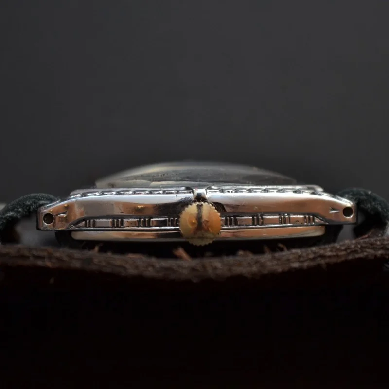 1920s Rolex Tank Watch - Art Deco Era with Immaculate Original Dial (Rare Collector's Piece)