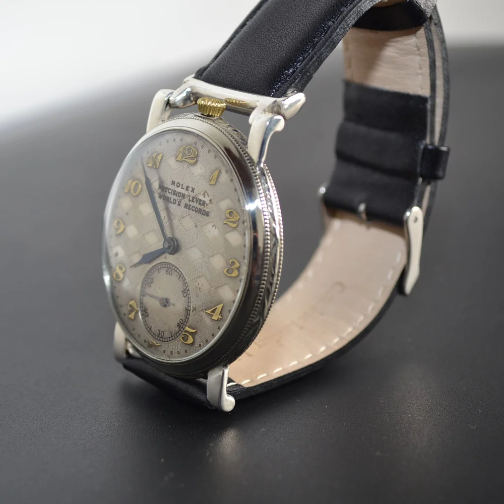 1930s Rolex Lever Watch "Platinette" – 7 World Record Precision (Platinum Dress Wristwatch)