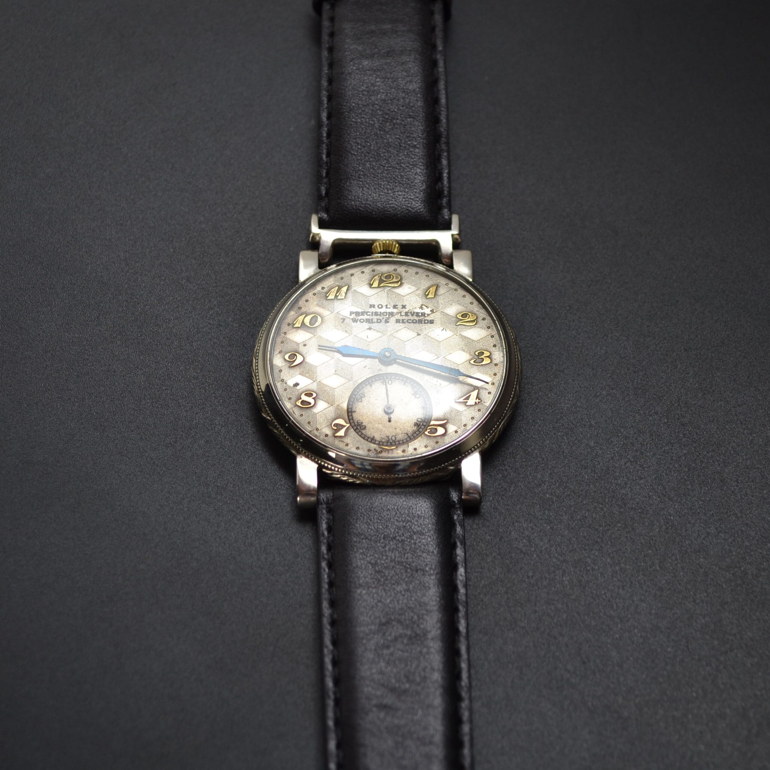 1930s Rolex Lever "Platinette" – 7 World Records Precision Dress Wristwatch photo 4