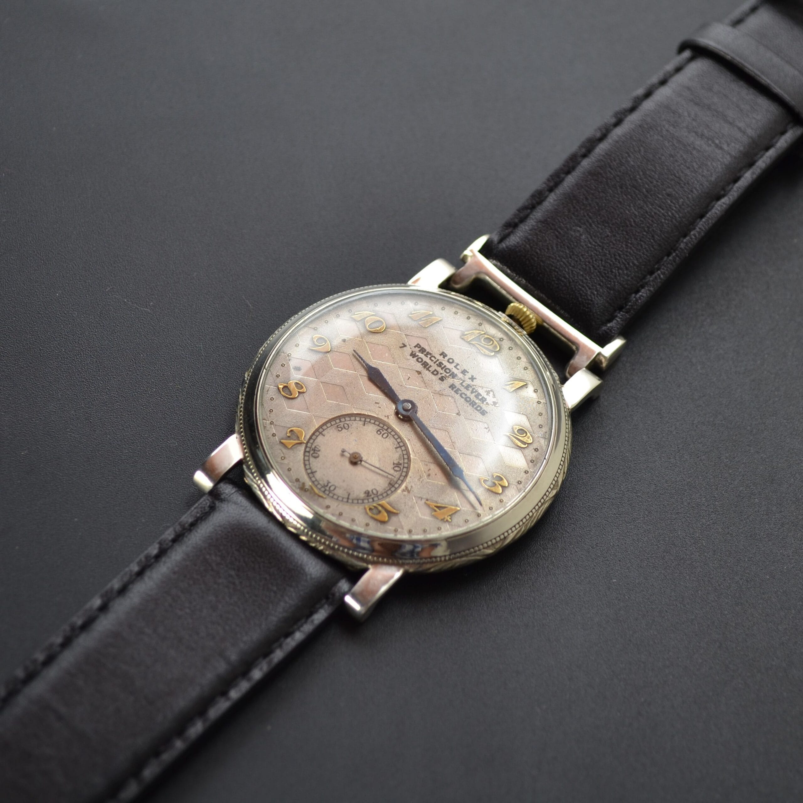 1930s Rolex Lever "Platinette" – 7 World Records Precision Dress Wristwatch photo 5