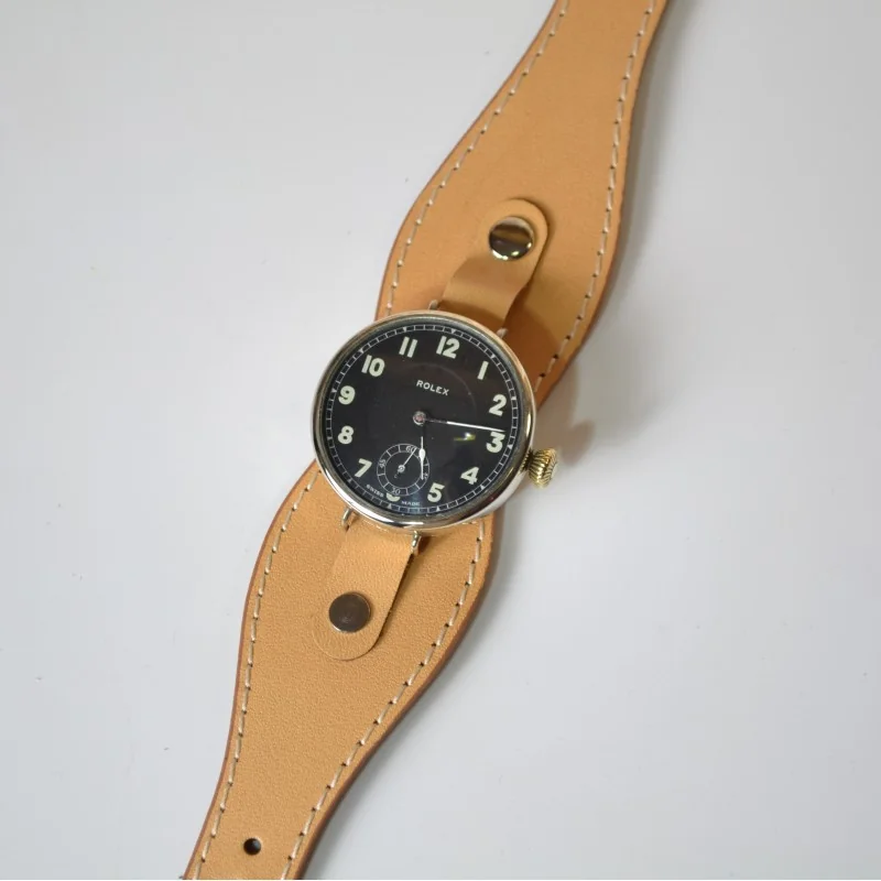 33 mm Rolex trench watch military WW1 vintage chronometer by Hans Wilsdorf