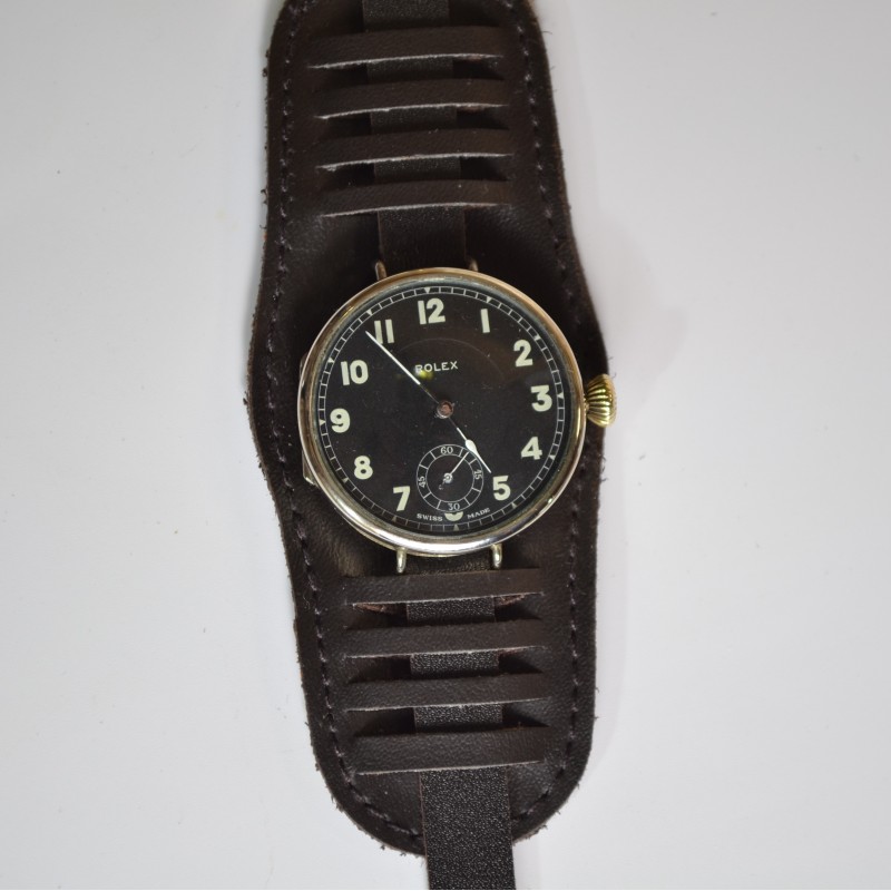 33 mm Rolex trench watch military WW1 vintage chronometer by Hans Wilsdorf photo 4