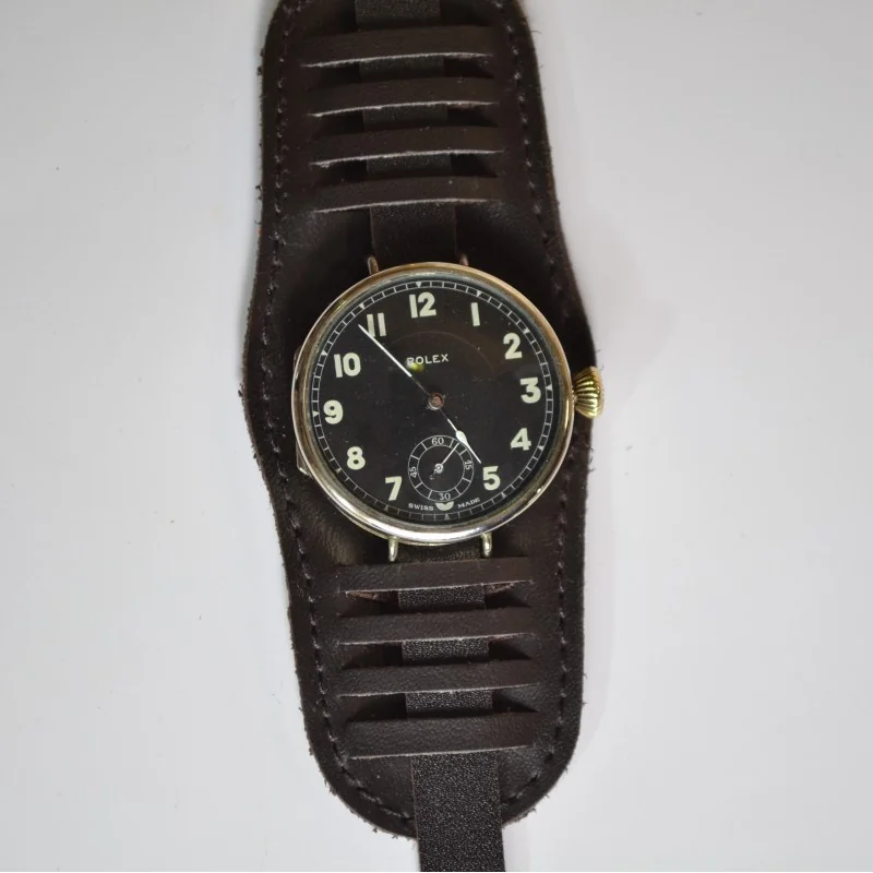 33 mm Rolex trench watch military WW1 vintage chronometer by Hans Wilsdorf