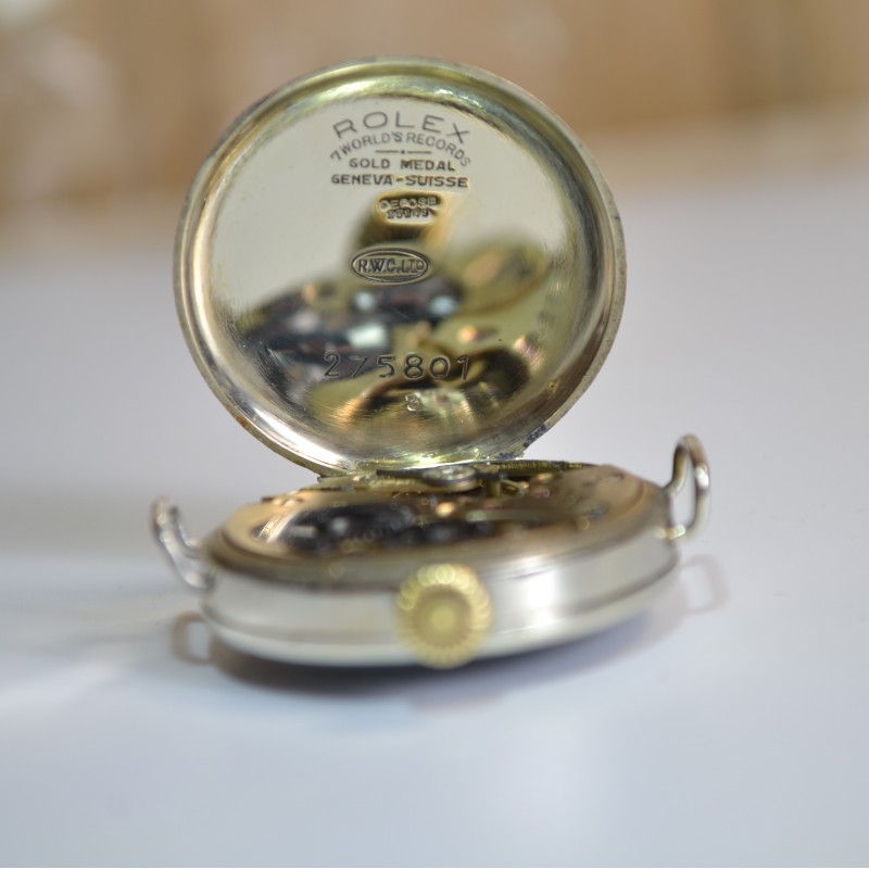 33 mm Rolex trench watch military WW1 vintage chronometer by Hans Wilsdorf photo 8