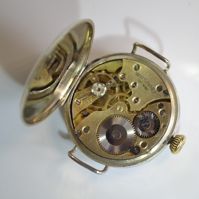 33 mm Rolex trench watch military WW1 vintage chronometer by Hans Wilsdorf photo 9