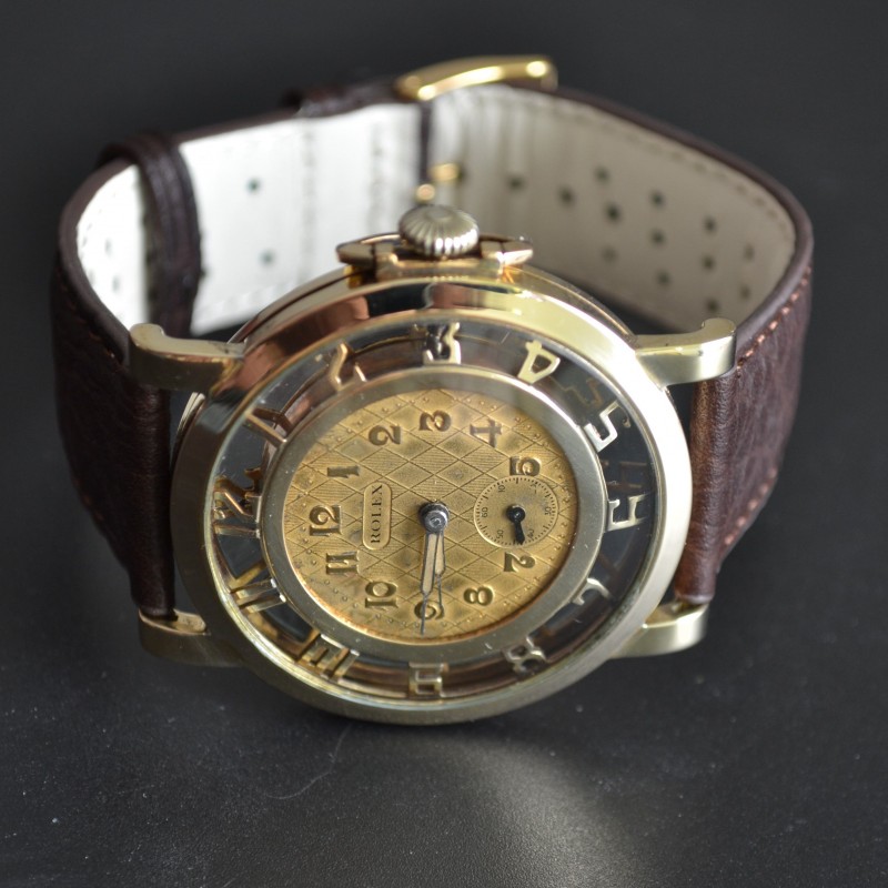 45mm Rolex Skeleton vintage chronometer collectible timepiece superb unique mens watch photo 3