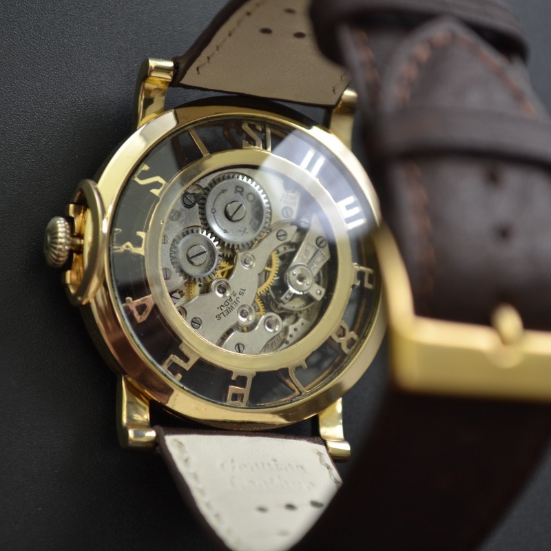45mm Rolex Skeleton vintage chronometer collectible timepiece superb unique mens watch photo 6