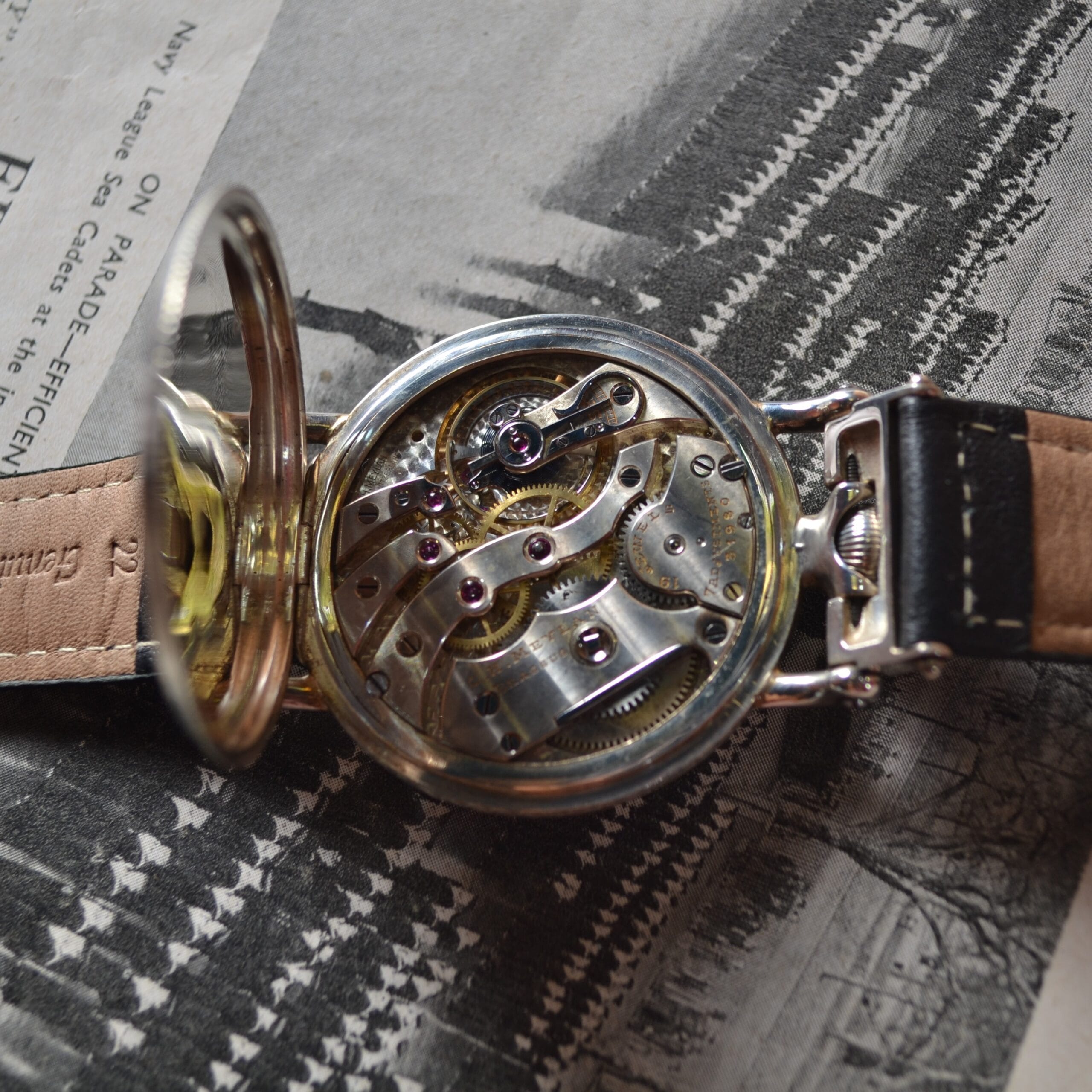 46mm Meylan Brassus High Grade 19 Jewels Antique Men's Dress Watch – Solid Silver Case photo 7