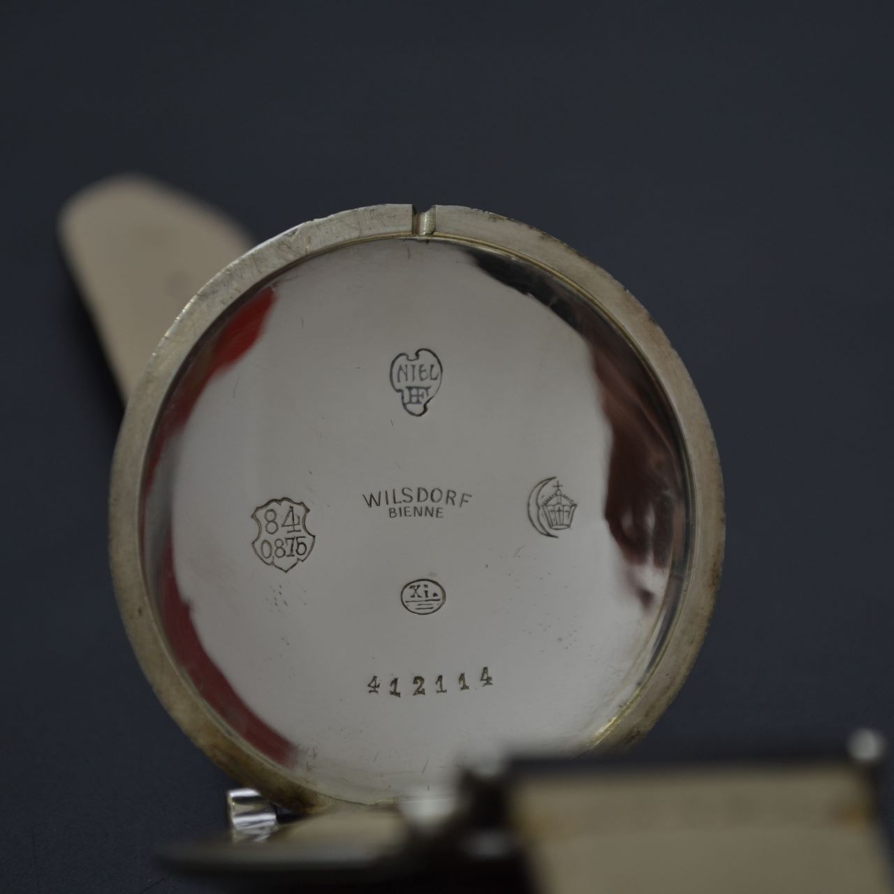 Rolex Rebberg Niello Wristwatch 1910s – Rare Antique Silver Chronometre photo 5