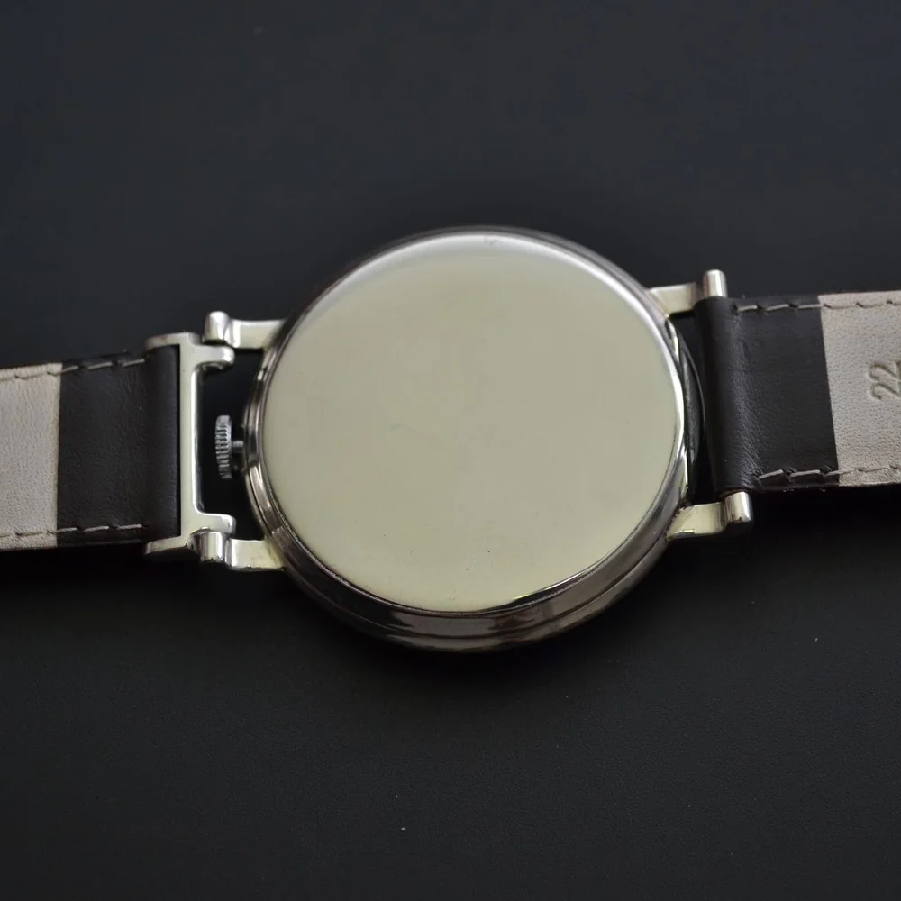 49mm Rolex Marconi Special Military Chronometer – Antique Art Deco Guilloché Dial Men's Watch