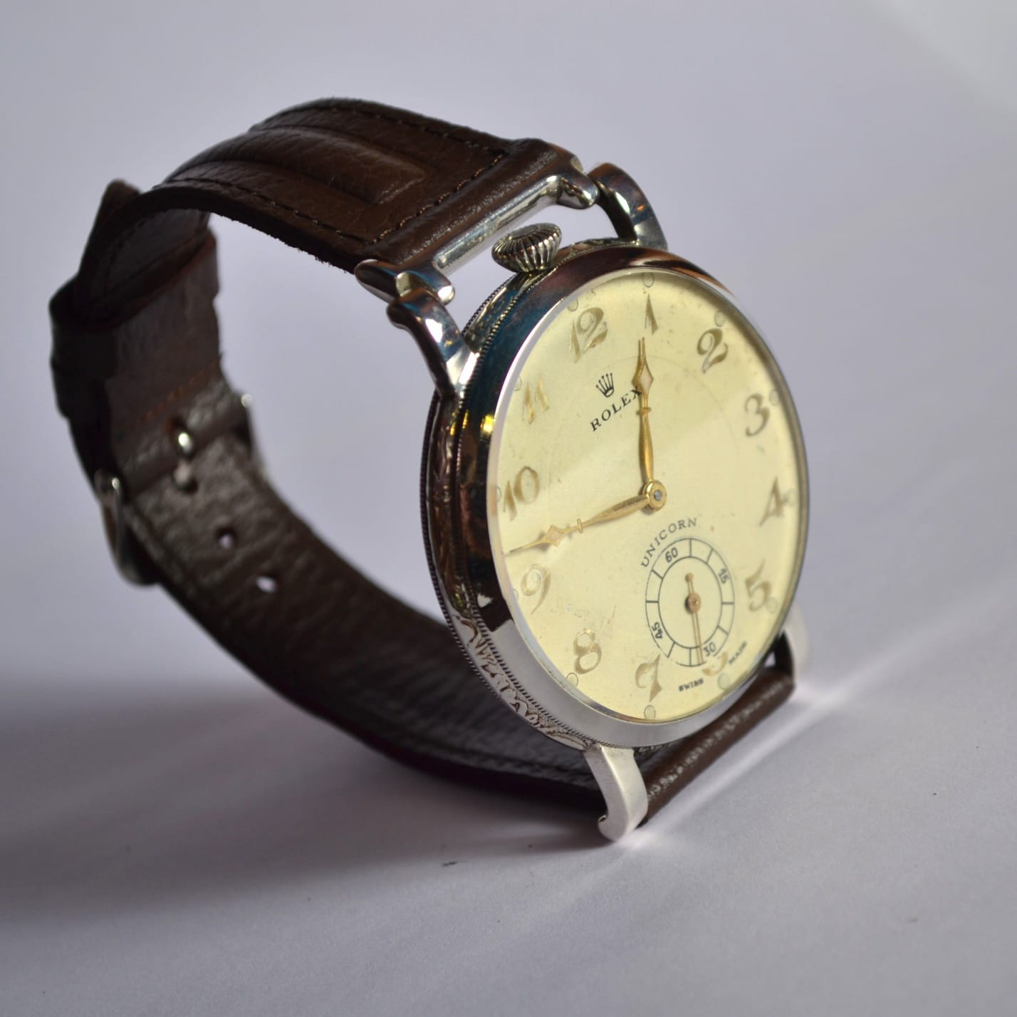 Rolex Unicorn 49mm Geneva Military Chronometer (1930s) photo 2