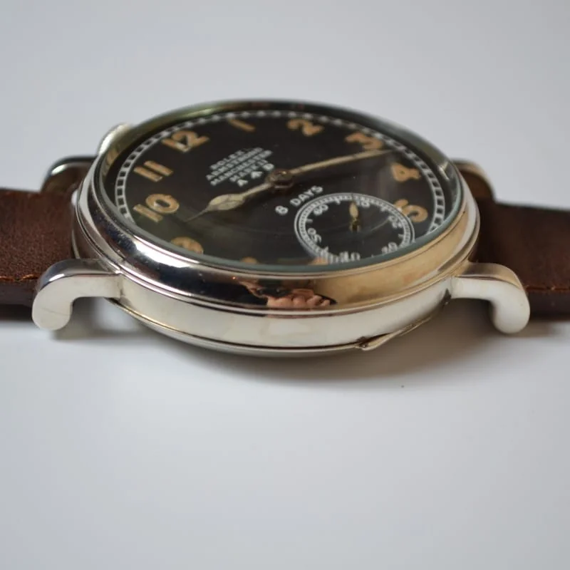 50mm 8-Day Mark II Rolex Pilot's Watch - WW1 British Air Department (Radium Dial & Broad Arrow)