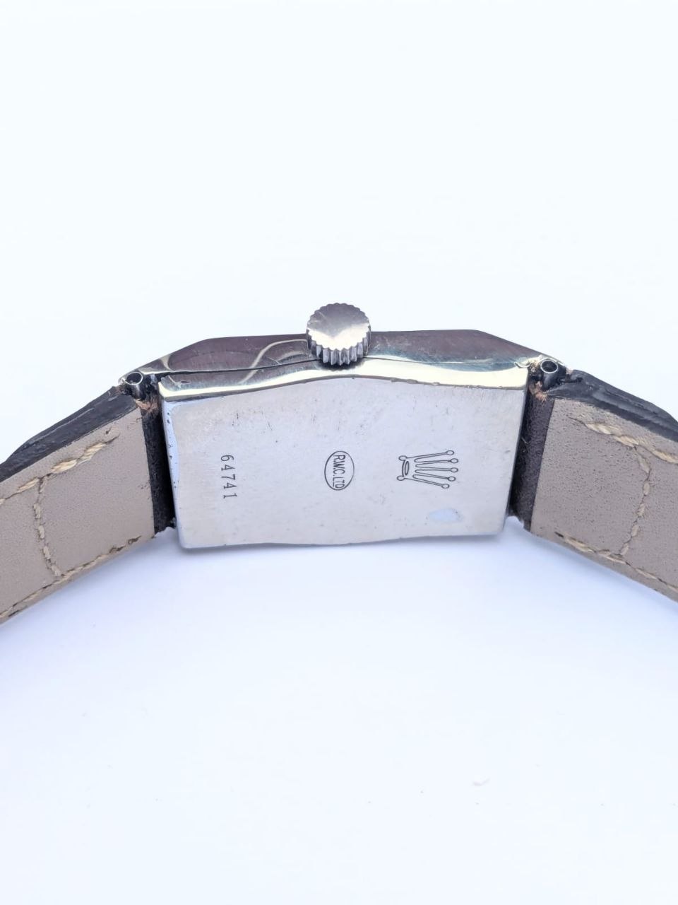 Antique Rolex Rectangular Tank Wristwatch – Rare Vintage Swiss Timepiece with Exploded Dial
