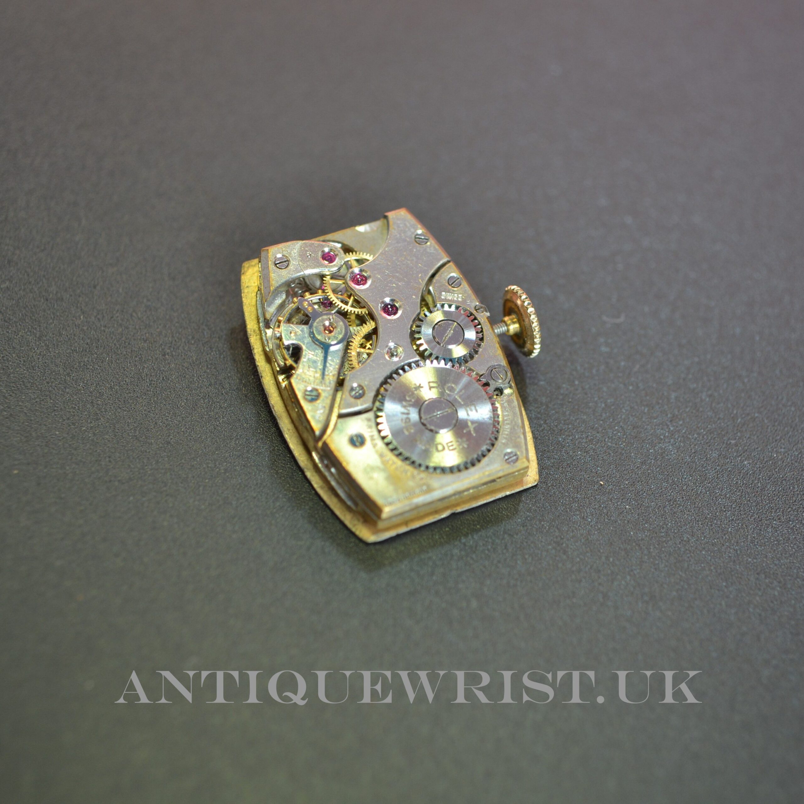 Rolex Art Deco Gold Plated Trench Watch 1930s – Military Officer's Wristwatch photo 14