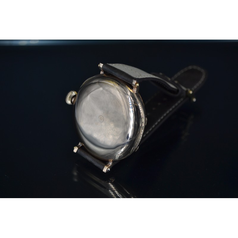 Audemars Piguet Watch antique High grade solid gold 14 Kt mens antique hand-winding wristwatch excellent working photo 7