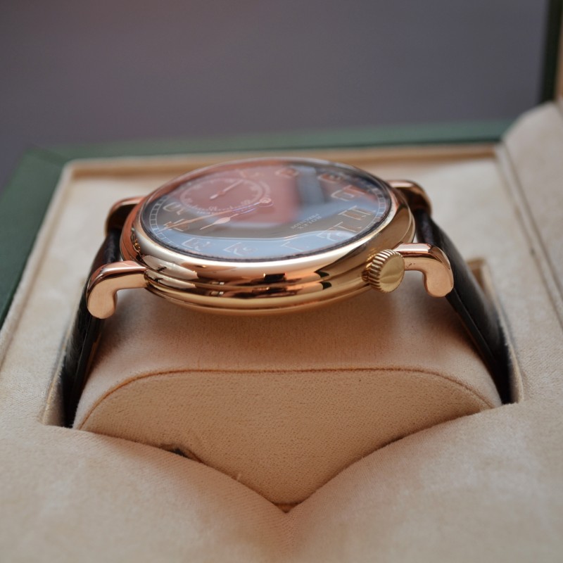 Gold Rolex Military Watch – Pre-Panerai Elinvar Cal. 550 in Solid 9K Gold photo 4