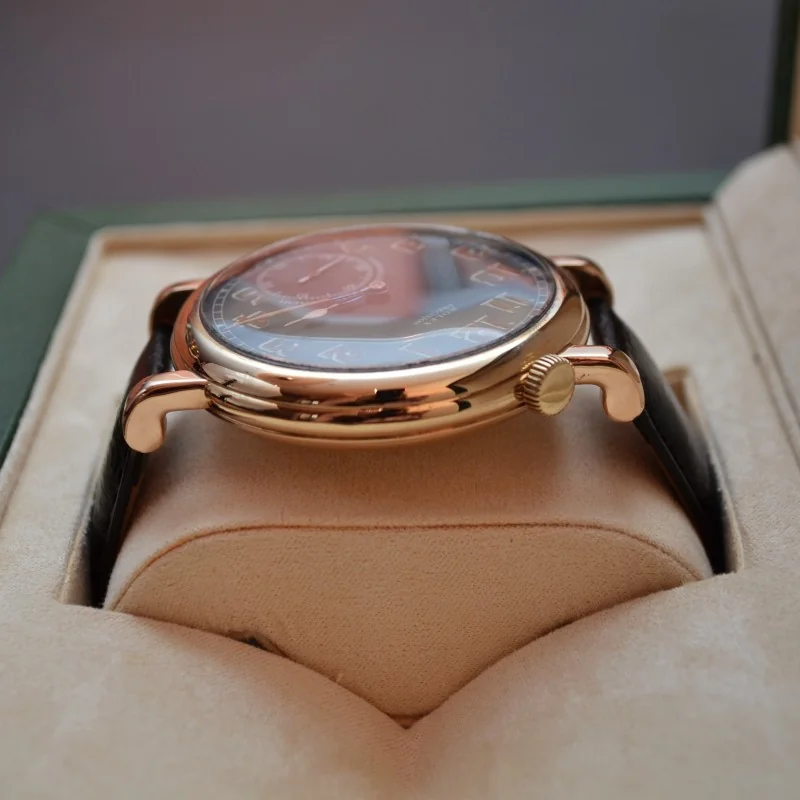 Gold Rolex Military Watch – Pre-Panerai Elinvar Caliber 550 in Solid Gold (Rare Issue)
