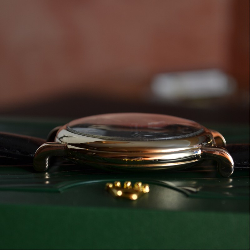 Gold Rolex Military Watch – Pre-Panerai Elinvar Cal. 550 in Solid 9K Gold photo 5