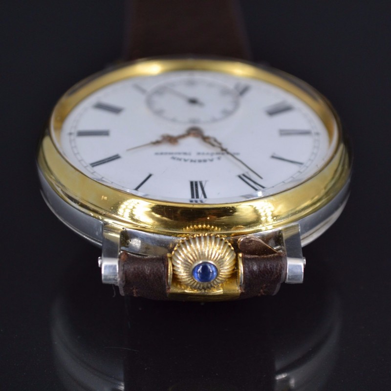 J. Assmann Glashütte WW1 Antique Silver Pocket Watch Conversion photo 3