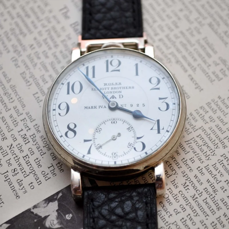 WWI era antique Rolex Mark 8 days Royal Air Force military issue cockpit pilots / aviators vintage mint porcelain dial