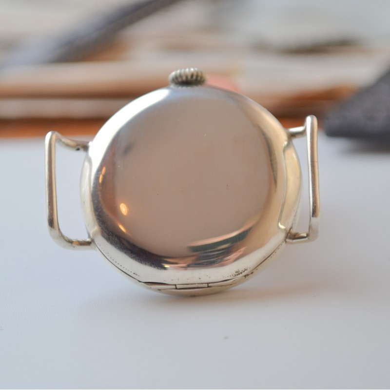 Rolex Prima Pre-Oyster 34mm Silver Trench Watch – WW1 Military, 17 Jewels photo 8