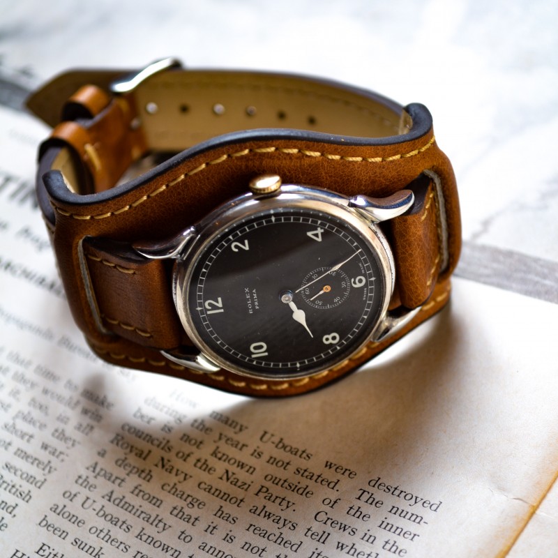 Rolex Bubbleback WWW Dirty Dozen British Military WW2 1940s Vintage Wristwatch photo 10