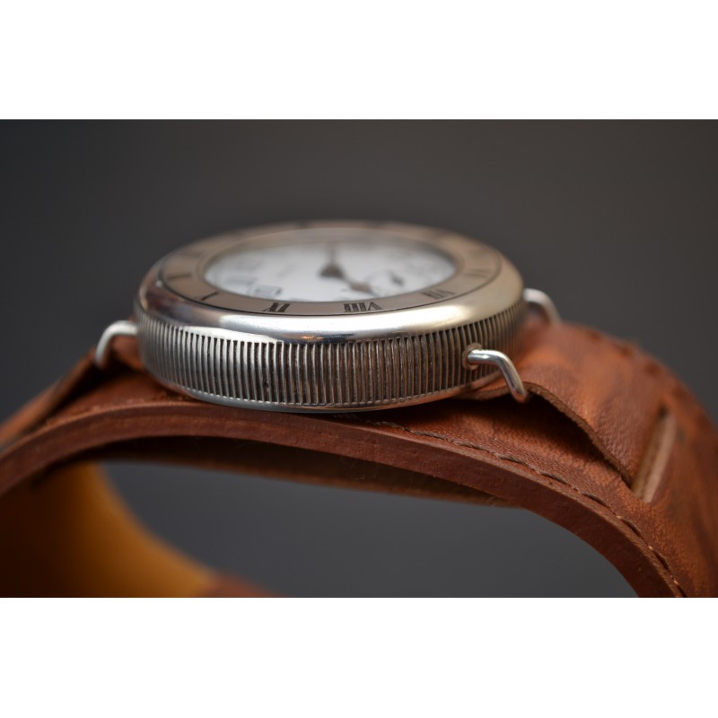Rolex Unicorn WW1 Trench Watch – 43mm Solid Silver Officers Watch c.1915 photo 4
