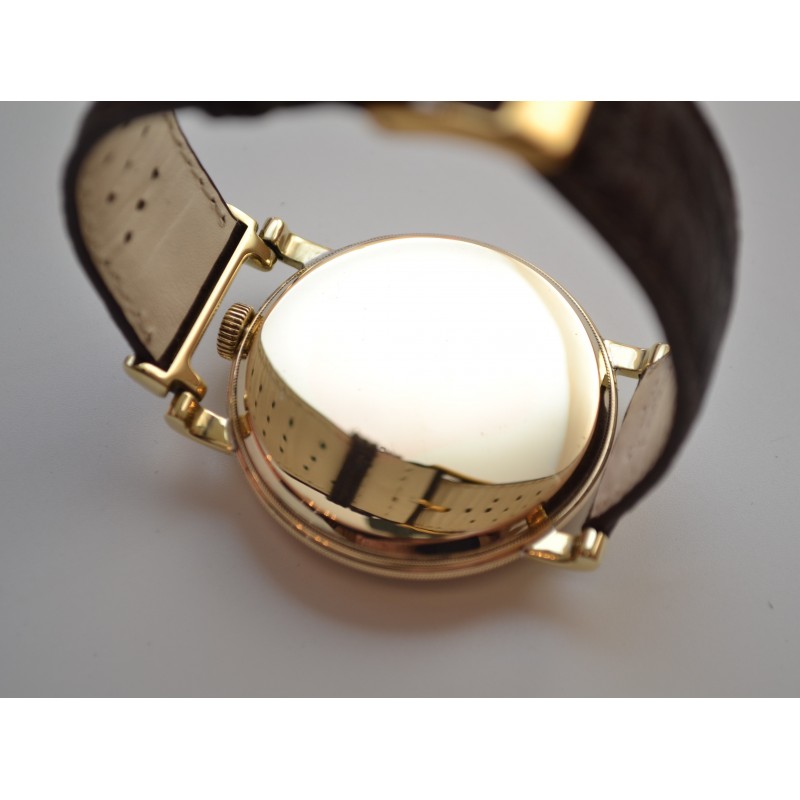 44mm Rolex Prima vintage men's chronometer gold plated 17 Jewels mint dial antique gents wristwatch 1925 photo 5
