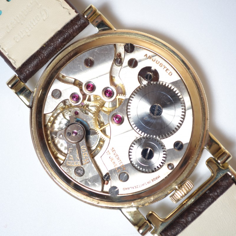44mm Rolex Prima vintage men's chronometer gold plated 17 Jewels mint dial antique gents wristwatch 1925 photo 7