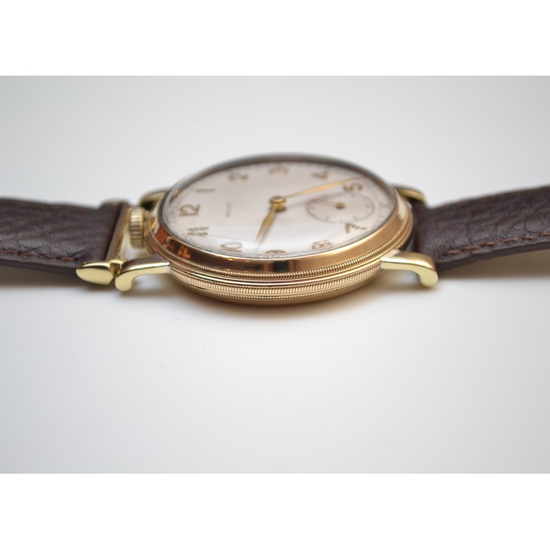 44mm Rolex Prima vintage men's chronometer gold plated 17 Jewels mint dial antique gents wristwatch 1925 photo 9