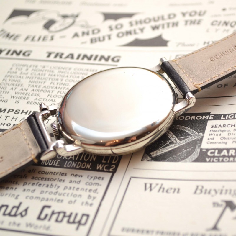 45mm vintage mens Rolex Marconi chronometer antique military mens trench watch photo 4