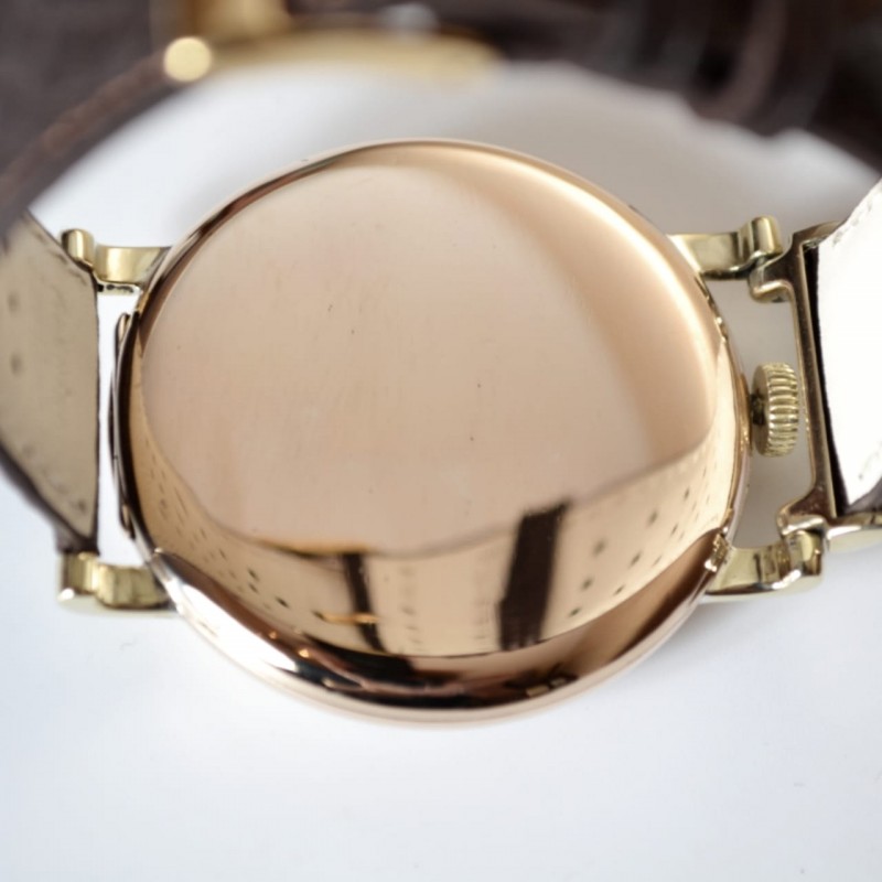 46mm Rolex Standard vintage men's watch gold plated Dennison case guilloche dial sirca 1920 military men's antique trench photo 5