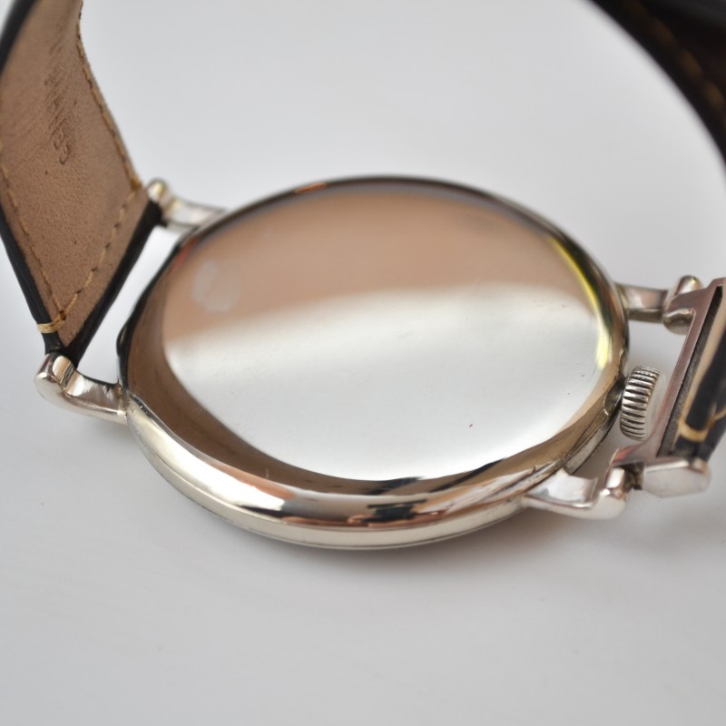 Rolex Chronometer 47mm WW2 Tropical Dial Pre-Explorer Dress Watch c.1930 photo 4