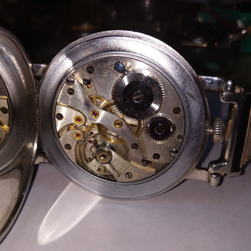 Rolex Chronometer 47mm WW2 Tropical Dial Pre-Explorer Dress Watch c.1930 photo 5