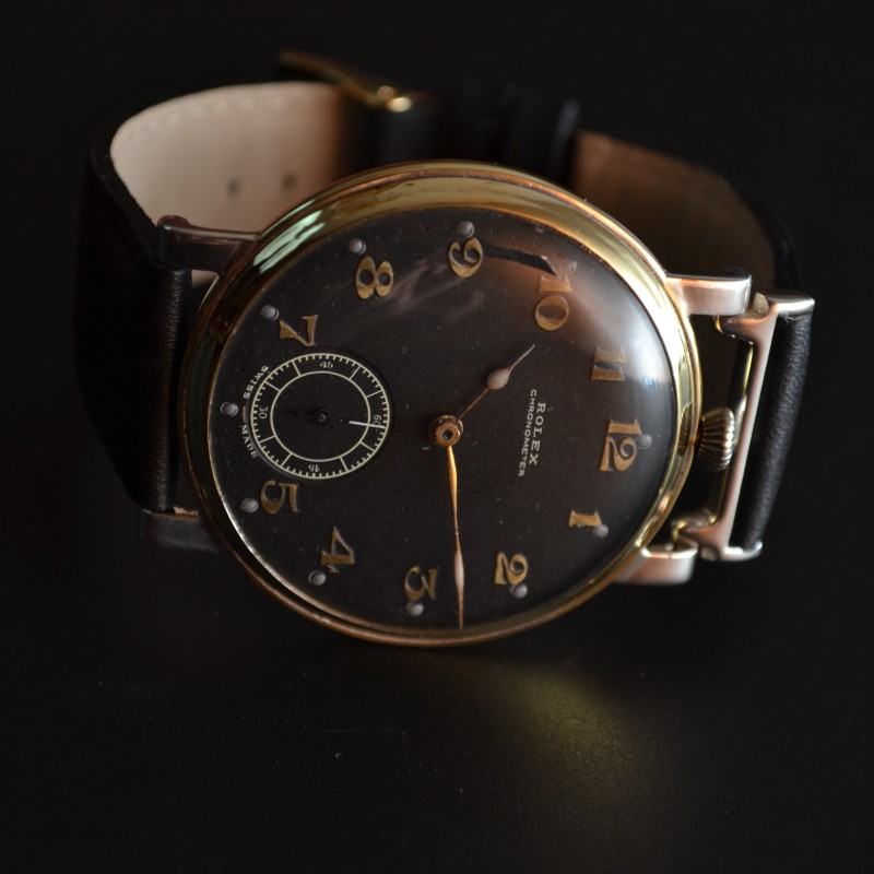 48 mm antique Rolex military pilots watch luminous marks vintage mens chronometer collectable timepice photo 4