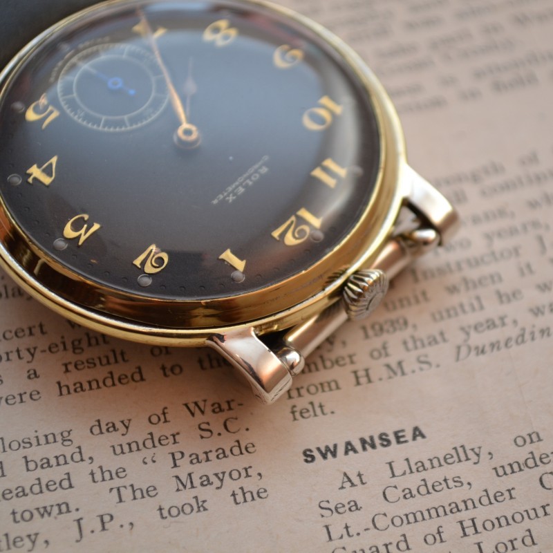 48 mm antique Rolex military pilots watch luminous marks vintage mens chronometer collectable timepice photo 9