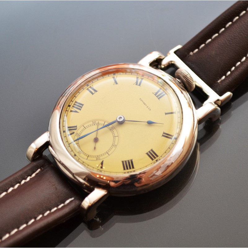 Tiffany & Co by Patek Philippe 48mm Antique Silver Pocket Watch Conversion photo 2