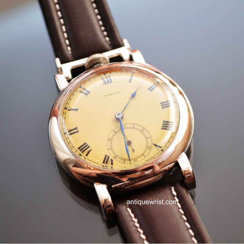 Tiffany & Co by Patek Philippe 48mm Antique Silver Pocket Watch Conversion photo 3