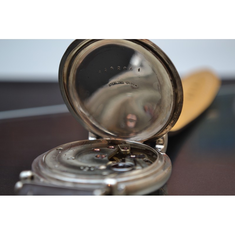 Tiffany & Co by Patek Philippe 48mm Antique Silver Pocket Watch Conversion photo 6