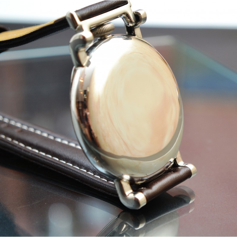 Tiffany & Co by Patek Philippe 48mm Antique Silver Pocket Watch Conversion photo 9