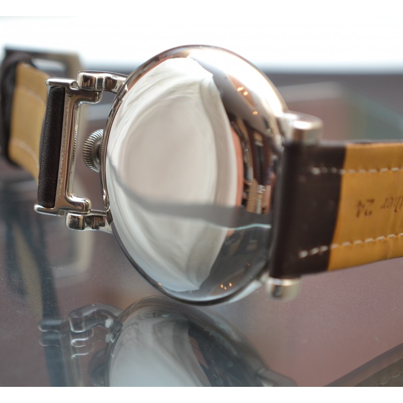 Tiffany & Co by Patek Philippe 48mm Antique Silver Pocket Watch Conversion photo 10