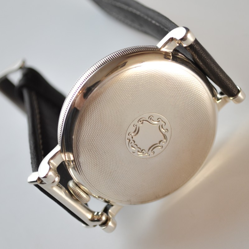 Rolex WW1 Pilot's Watch – 50mm Dennison Silver Case, Broad Arrow Military photo 9