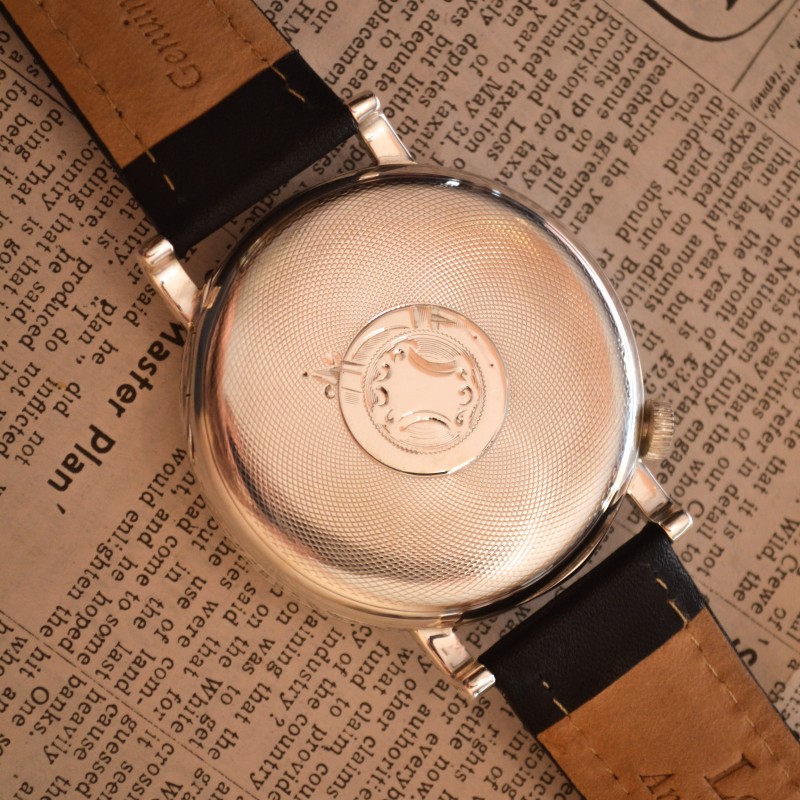 Antique military Rolex chronometer Royal Air Force pilots aviators vintage watch porcelain dial solid silver case, christmas men's gift photo 8