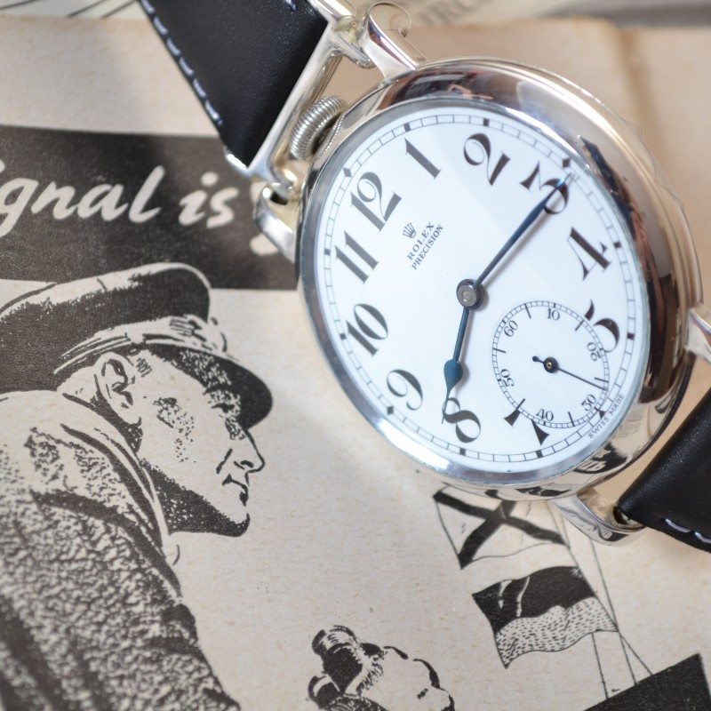 Antique Rolex Royal Air Force military issue cockpit pilots aviators vintage mint porcelain dial anniversary wedding christmas gift for him photo 2